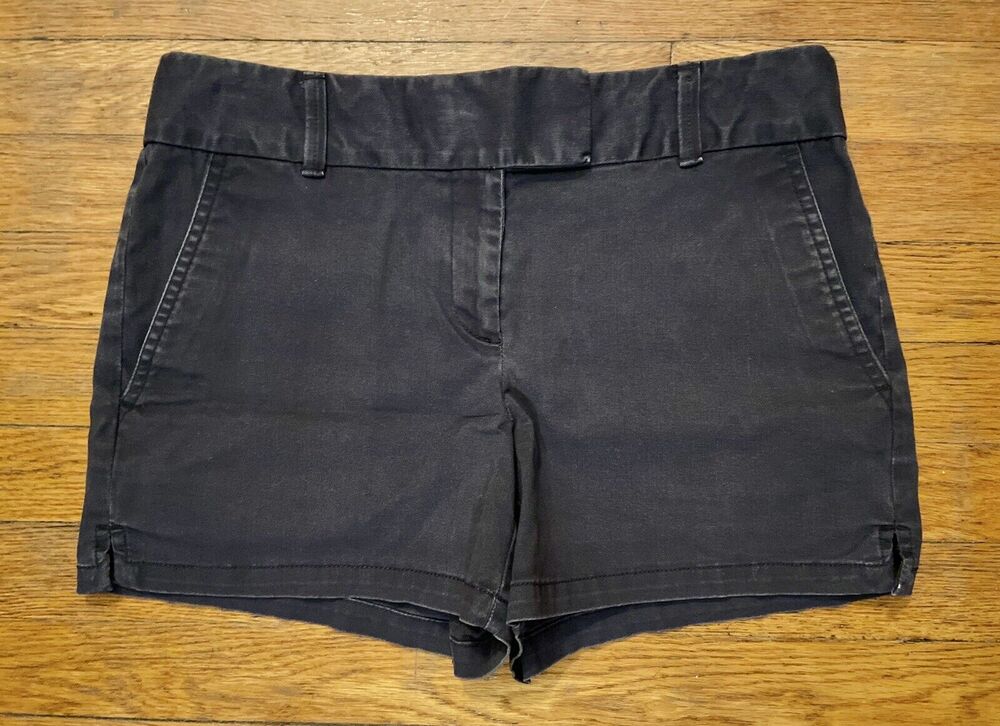 ANN TAYLOR LOFT ‘The Riviera Short’ Dark Blue Chino Shorts sz 4